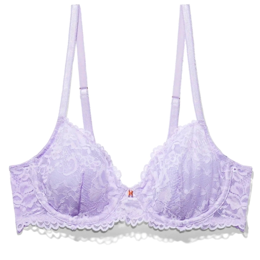 NWT Savage X Fenty Bra, Unlined, Lavender 36DD